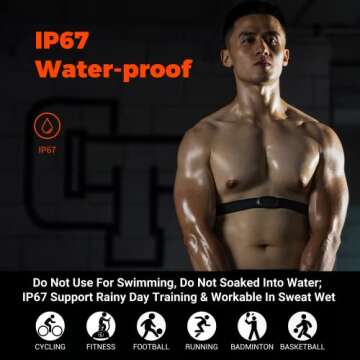 COOSPO H6 Heart Rate Monitor for Accurate Tracking