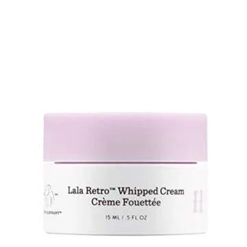 Drunk Elephant Lala Retro Whipped Cream. Replenishing Moisturizer for Skin Protection and Rejuvenation. Travel Size and Full-Size Duo, 15 and 50 Milliliters.