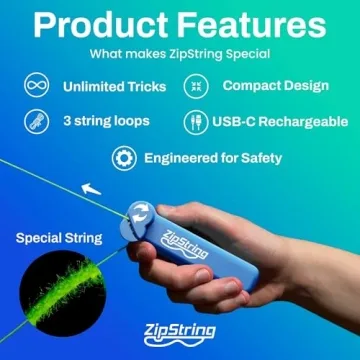 ZipString Original Toy - Creative Fun for All Ages - As Seen on Shark Tank