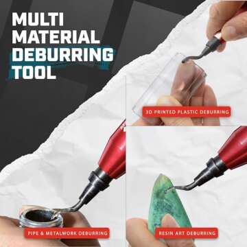 AFA Tooling Deburring Tool with 11 HSS Blades
