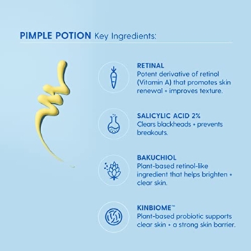 Kinship Pimple Potion Vegan Acne Treatment for Clear Skin