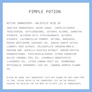 Kinship Pimple Potion Vegan Acne Treatment for Clear Skin