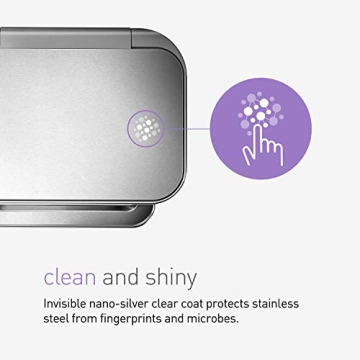 simplehuman 58L Step Can Liner Pocket Brushed Stainless Steel Recycler