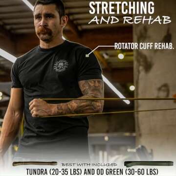 Pull Up Assistance Bands for Working Out - Resistance Bands Set for Men, Exercise, Workout, Fitness, Strength, Weightlifting, Training, Powerlifting, Stretch, Crossfit WOD (5 Band Set)