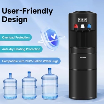 ICEPURE Hot Cold Water Dispenser & Ice Maker