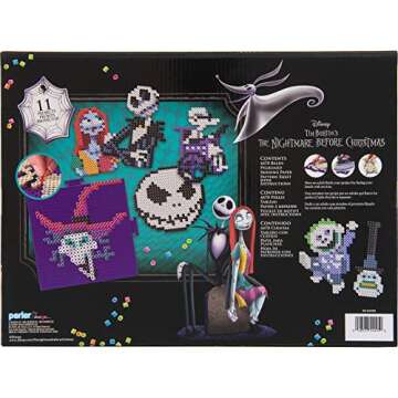 Perler Tim Burton's The Nightmare Before Christmas Deluxe Box Fused Bead Kit - 4474 Pieces, Multicol...