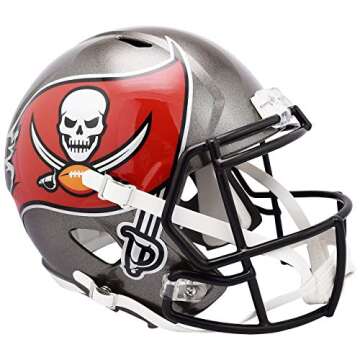 NFL Tampa Bay Buccaneers Speed Replica Football Helmet - A Must-Have for Fans!