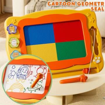 Magnetic Drawing Board for Creative Kids Aged 3-8