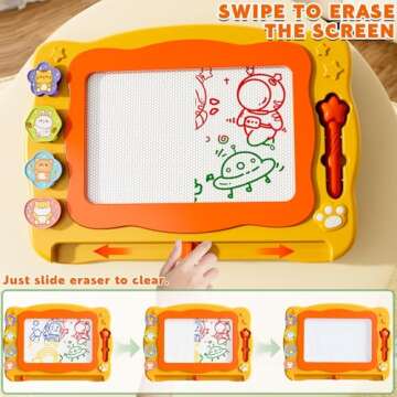 Magnetic Drawing Board for Creative Kids Aged 3-8