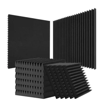 VEVOR Acoustic Foam Panels 50 Pack - High Density Soundproofing for Studios