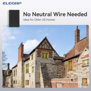 ELEGRP Digital Dimmer Light Switch for 300W Dimmable LED/CFL Lights and 600W Incandescent/Halogen, Single Pole/3-Way LED Slide Dimmer Light Switch, Wall Plate Included, UL Listed, 3 Pack, Matte Black