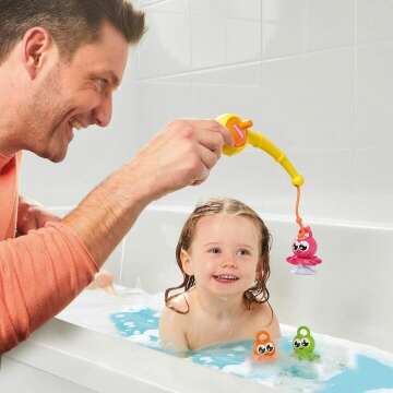 Toomies 3-in-1 Fishing Frenzy Bath Toys for Toddlers