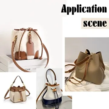 WADORN 4pcs DIY Leather Bags Crochet Set for Crafting