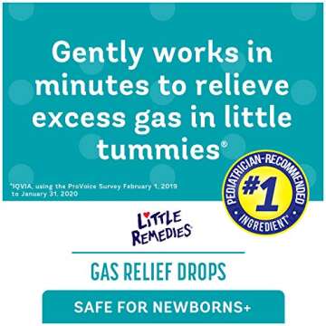 Little Remedies Gas Relief Drops for Tummy's, Natural Berry, 0.5 oz