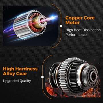 BEAMNOVA Electric Hoist 110-120v Overhead Engine Lift 110-120 Volt with Line 4.92 Ft Remote Control Switch Hook Strap Beam Mounting Bracket Gloves Pulley (1543lbs)