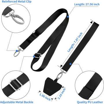 OUTXE Adjustable Phone Lanyard for Neck and Wrist