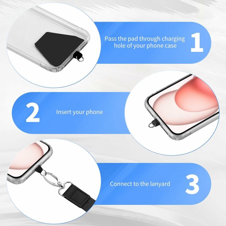 OUTXE Adjustable Phone Lanyard for Neck and Wrist