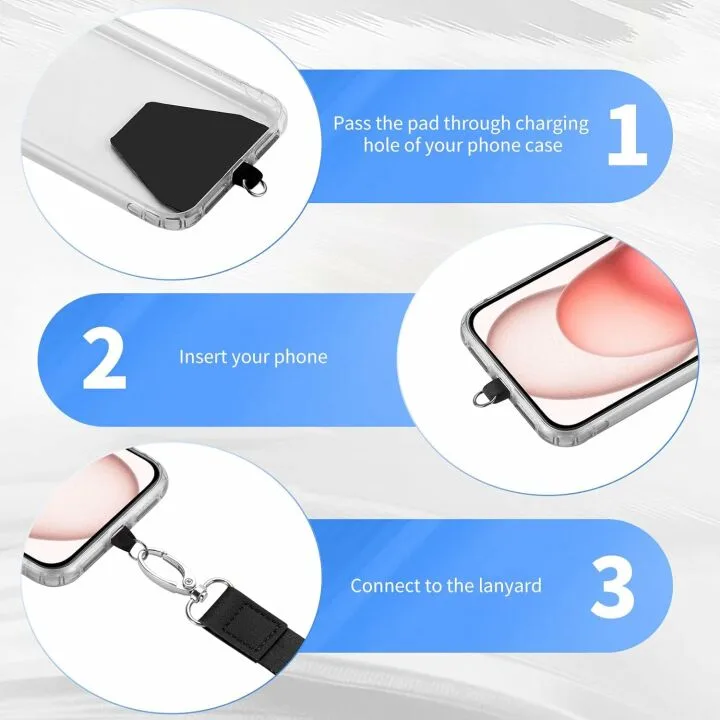 OUTXE Adjustable Phone Lanyard for Neck and Wrist