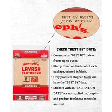 Joseph's Lavash Bread 3-Pack | Low Carb and High Protein