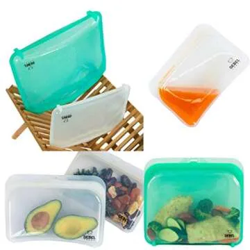 REBEL FRESH Silicone Storage Bags for Sustainable Storage Solutions