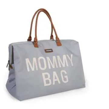 Childhome The Original Mommy Bag, Large Baby Diaper Bag, Mommy Hospital Bag, Large Tote Bag, Mommy Travel Bag, Baby Bag Tote, Pregnancy Must Haves (Grey)