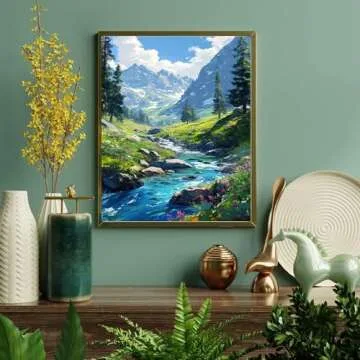Mountain Paint by Number for Adults Perfect Gift Home Decor
