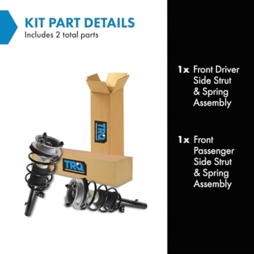 TRQ Front Strut & Spring Assembly Set for BMW Models