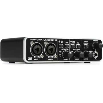 Behringer U-Phoria UMC202HD USB Audio Interface