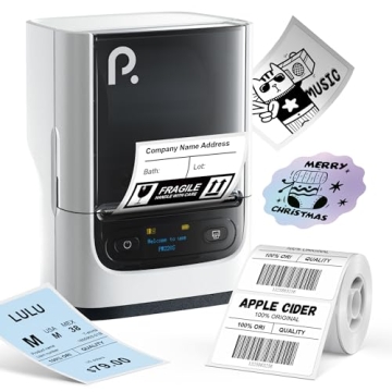 POLONO PM220S 2 Inch Bluetooth Label Maker