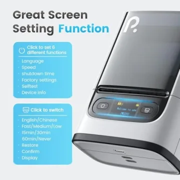 POLONO PM220S 2 Inch Bluetooth Label Maker