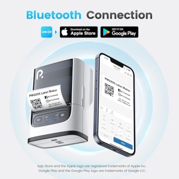 POLONO PM220S 2 Inch Bluetooth Label Maker