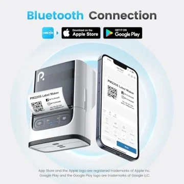 POLONO PM220S 2 Inch Bluetooth Label Maker