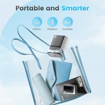 POLONO PM220S 2 Inch Bluetooth Label Maker