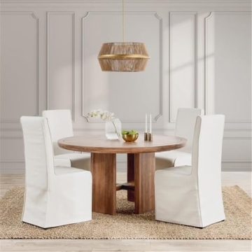 Stylish Kosas Home Selena Round Dining Table 60 Inch