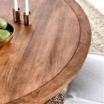 Stylish Kosas Home Selena Round Dining Table 60 Inch