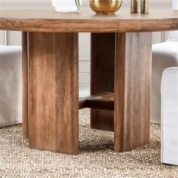 Stylish Kosas Home Selena Round Dining Table 60 Inch