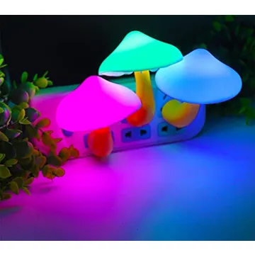 AUSAYE Mushroom Night Lights - 7 Color Plug-in Delight