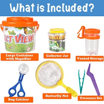 Kids Bug Catcher Kit Outdoor Explorer Set with Magnifiers
