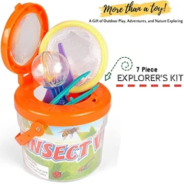 Kids Bug Catcher Kit Outdoor Explorer Set with Magnifiers
