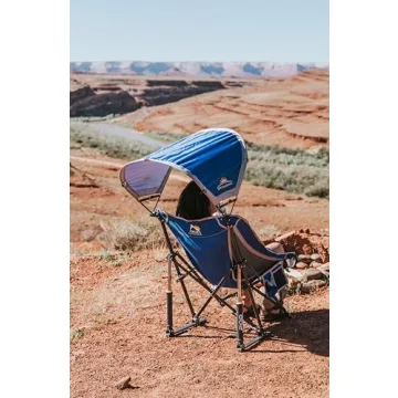 GCI Outdoor Pod Rocker Chair with SunShade Canopy - Comfort Anywhere!