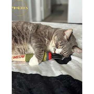 Doobie Catnip Toy for Indoor Cats | Durable Crinkle Fun