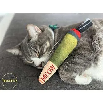 Doobie Catnip Toy for Indoor Cats | Durable Crinkle Fun