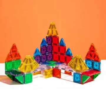 MAGNA-TILES microMAGS 70-Piece Magnetic Building Set