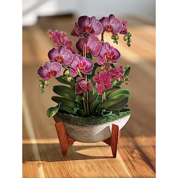 3D Orchid Oasis Pop Up Greeting Cards