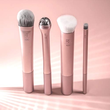 Real Techniques Prep & Prime Brush Set for Effortless Skincare