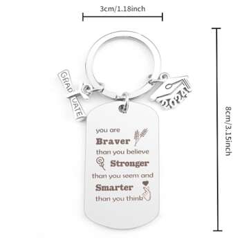 2024 Graduation Gifts for Her Him Best Friend Graduation Keychain Graduation Present for Sister Son ...