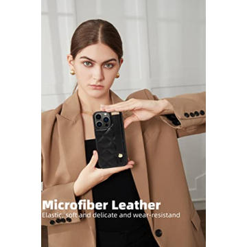 Stylish ZVE iPhone 13 Pro Kickstand Case - Shockproof Protection