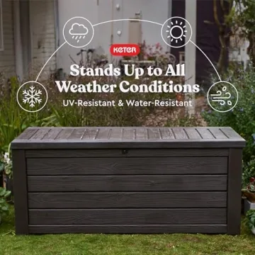 Durable Keter Outdoor Storage Deck Box for Patio