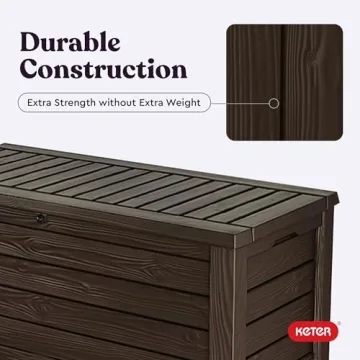 Durable Keter Outdoor Storage Deck Box for Patio