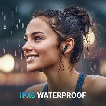 PSIER Wireless Earbuds Hybrid Active Noise Cancelling Bluetooth 5.3 Earbuds,35H Playtime True Wireless Earbuds with Transparency Mode IPX6 Bluetooth Headphones Immersive Stereo Sound Earphones